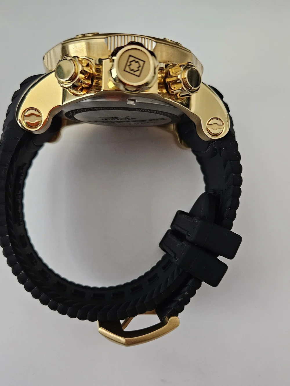 Invicta Reserve Venom 29761 Gold Tone 53.7mm Chronograph Men's Watch.